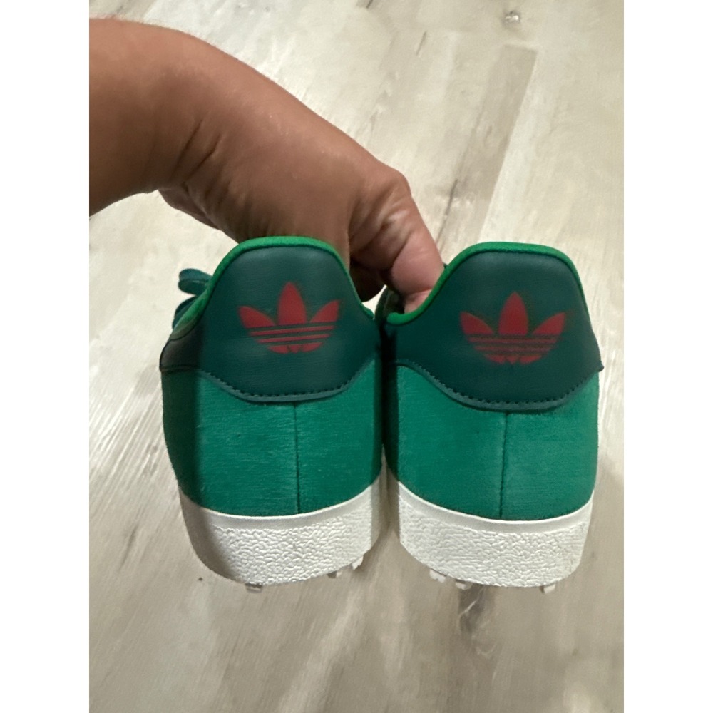 Adidas Gazelle Golf Shoes Green Yellow IH2268 Mens Size 11 Spikeless Sneakers - Picture 6 of 9
